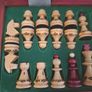 handcrafted wooden polish chess set- king medium 35cm Image 6