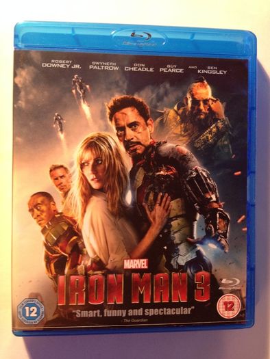 Iron Man Trilogy (Marvel) Robert Downey Jr. [3xBlu-ray Movies]