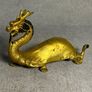 2 Chinese Dragons - Gilt Bronze Image 2
