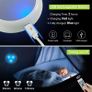 6 Packs Under Cabinet Lights,OxyLED RGB Wireless Cabinet Light with Remote Control,USB Powered Dimmable Closet Touch Light,Under Counter Lights for Kitchen Cupboard Closet Wardrobe Image 6