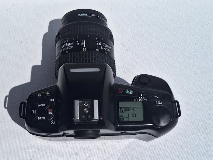 Nikon F90 camera  and lens