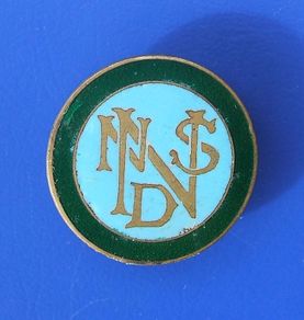 National Society of Day Nurseries (NSDN) - a vintage member's badge (1920's / 1930's)  PRICE REDUCED