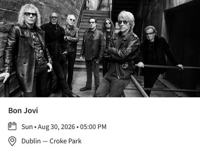Bon Jovi Premium tickets x 2