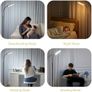 LED Floor Lamp, 18W Reading Standing Lamps with 4 Color Temperature & 5 Brightness Levels, Dimmable Floor Lamps with Remote Control for Living Room, Bedroom, Office Image 4