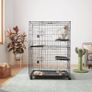 Basics 3-Tier Large Cat Playpen, Durable and Pliable cat Cage Box Crate Kennel, Black, 91 cm L x 56 cm W x 130 cm H Image 5