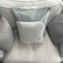 Grey Corner Sofa and Chair Image 8