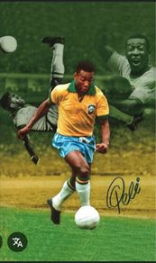 Pele Football flag.