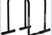 Adjustable Dip Bars, 400kg Heavy Duty Parallel Bars, Stable Dip Station with Dual Safety Lock, Height Adjustable Parallettes for Home Gym, Calisthenics &amp; Upper Body Workout