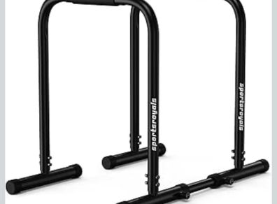 Adjustable Dip Bars, 400kg Heavy Duty Parallel Bars, Stable Dip Station with Dual Safety Lock, Height Adjustable Parallettes for Home Gym, Calisthenics & Upper Body Workout