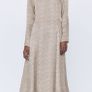 Zara printed dress ecru white with black dots, Small Image 9