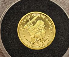 Isle of Man 2003 Gold Proof 1/10oz The Lord of the Rings Coin 1/10th of Crown