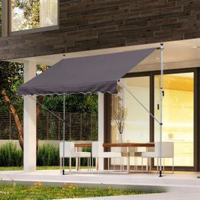 3 x 1.5m Balcony Manual Adjustable Awning