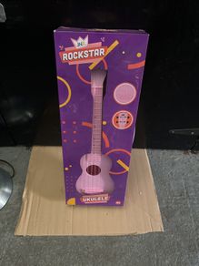 Rockstar Junior 50cm Ukulele Pink Kids Girls