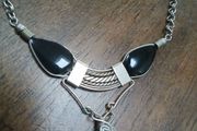 Onyx Drop Boho Necklace