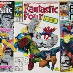 Fantastic Four #'s 347-349 Spider-Man, Wolverine, Hulk & Ghost Rider Team Up (1990-1991)