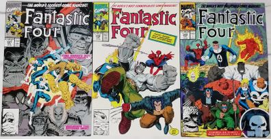 Fantastic Four #'s 347-349 Spider-Man, Wolverine, Hulk & Ghost Rider Team Up (1990-1991)
