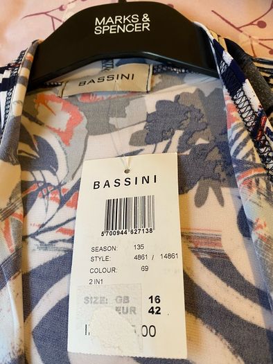 Top -bassini new with tags