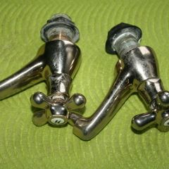 Vintage Brass Bath Taps