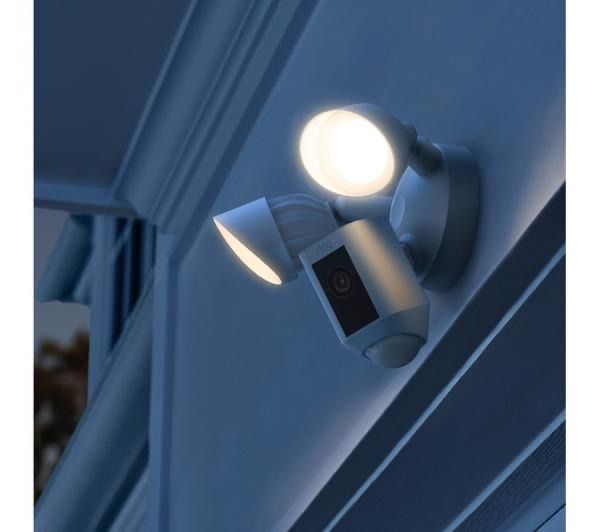 Ring Floodlight Cam Wired Plus Smart Security Camera - White