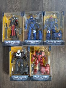 McFarlane Warhammer Action Figure Lot Ultramarine Blood Angel Raven Guard
