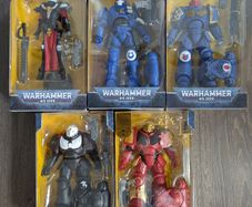 McFarlane Warhammer Action Figure Lot Ultramarine Blood Angel Raven Guard
