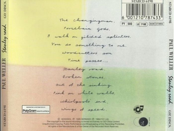 Paul Weller  -  Stanley Road    CD