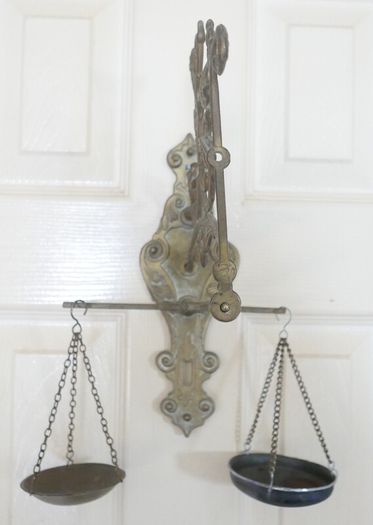 Vintage Scale, Wall Scale, Wall Decoration