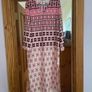 Zara Bloggers Insta Famous Pink Geometric Print Long Dress  Size XL UK 14 Image 8
