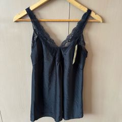 Yaris Moda black lace trim Cami