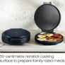 Everything Maker, 30cm Pizza Oven Electric More, 1570W, 220 C Non-Stick, High Heat, Digital Cookbook, LED Indicator, Vertical Storage Image 3