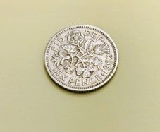 1962 Elizabeth II UK Sixpence