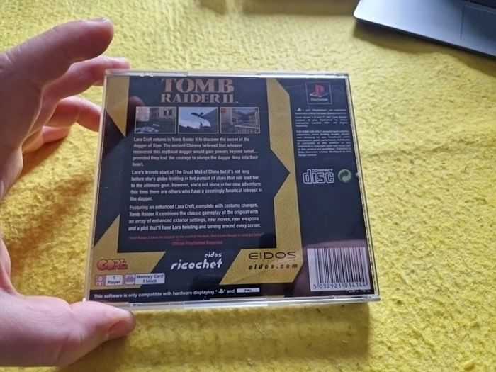 Tomb Raider II 2 PlayStation1 Ps1 PlayStation2 Ps2 Games Original