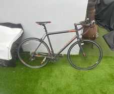 Scott Speedster (black/orange, drop-bar road bike)