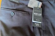 Mens Black Slim Fit Suit Trousers