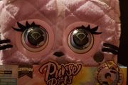 Purse Pets Interactive Handbag Plush Purple Cat 30 Sounds &amp;