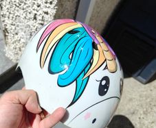 Kids Unicorn Bike helmet