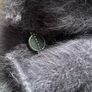 Seeberger womens Gray animal hair blend fuzzy bucket hat with a flower decoration new Image 8