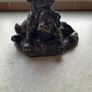 Heriditoes Bronze Cold Cast Resin Pair Boxer Puppies VGC Image 4
