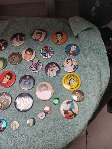 elvis presley badges