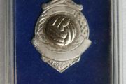 Vintage Sterling Silver Gaelic Football medal in presentation case