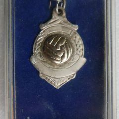 Vintage Sterling Silver Gaelic Football medal in presentation case