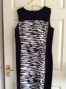 Tahari Dakota black dress