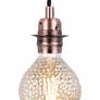 Pendant Light Fitting with Plug-in, Vintage Style Hanging Light KIT E27 Lamp Holder,4500MM Braided Twisted Cable with On/Off Switch (MULTIPLE STYLES) Image 3