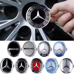 4pcs 75mm Car Alloy Wheel Center Caps Hub Emblem Cap Sticker For Mercedes Benz W203 W204 W205 W209 W210 W211 W212 W176 W166 W163 W221