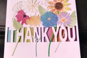 Thank you card homemade