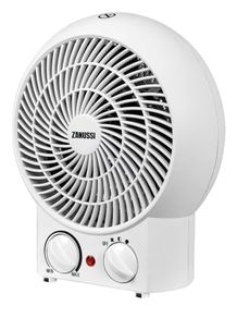 Portable Upright Fan Heater Two Heat Settings Overheat Protection Lightweight