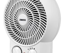 Portable Upright Fan Heater Two Heat Settings Overheat Protection Lightweight