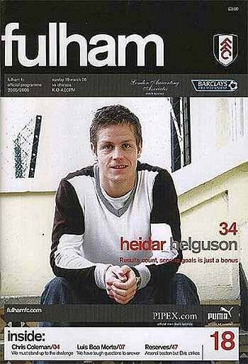 2006 Fulham v Chelsea Programme