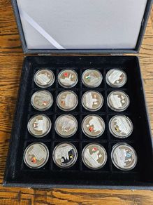 Germany 2013 Silver Plated Proof Coin Medal Set German States in Nice Presentation Holder