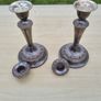 Silver-plated Ianthe candlesticks Image 3